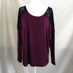 Catharine Malandrino Indigo Top